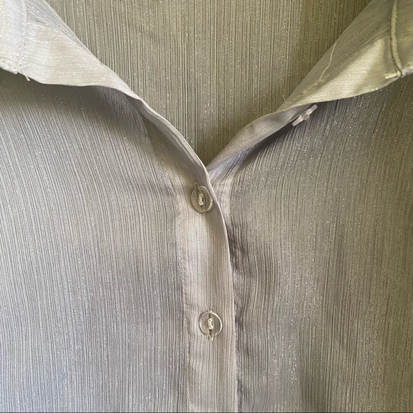 CryBaby Sheer Cropped Button Up - Picture 4 of 5